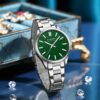 Curren 9090 - Silver Green For Woman
