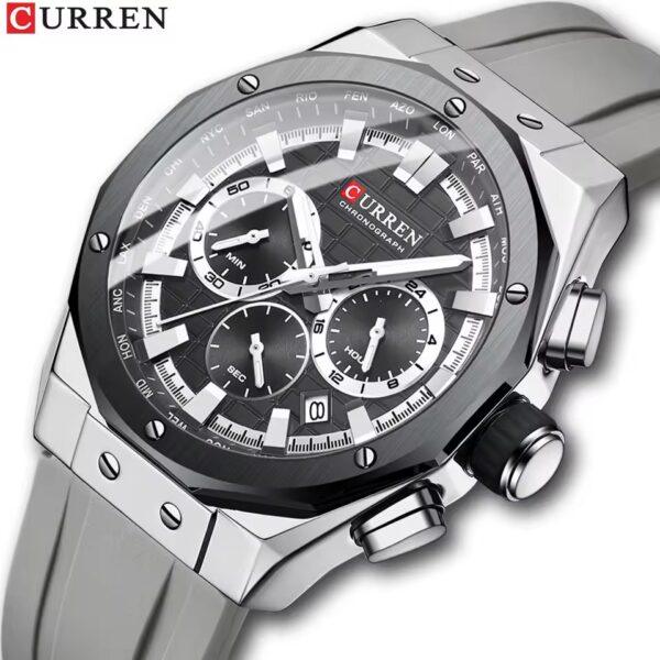 Curren 8464 For Men - Grey - Image 3