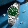Curren 9090 - Silver Green For Woman - Image 4