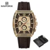 Naviforce 6101 For Men - Rose Gold Coffee