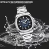 Naviforce 9240 CH - Silver Blue For Men - Image 3