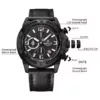 Naviforce 8074 For Men - Black White - Image 7