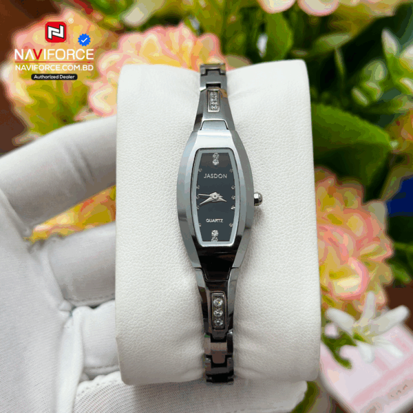 Jasdon 6830 For Women - Silver With Premium Box - Image 3