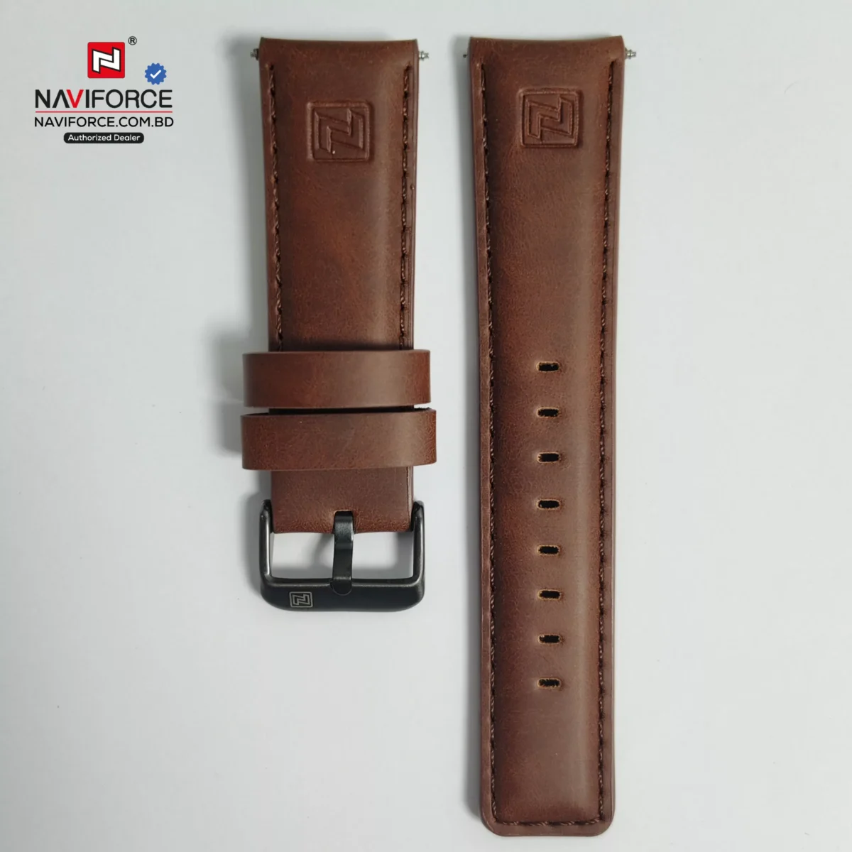 Naviforce Belt 23mm - Coffee - Image 1