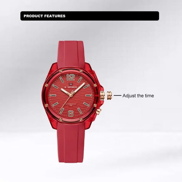 Naviforce 6103 For Woman - Red - Image 10
