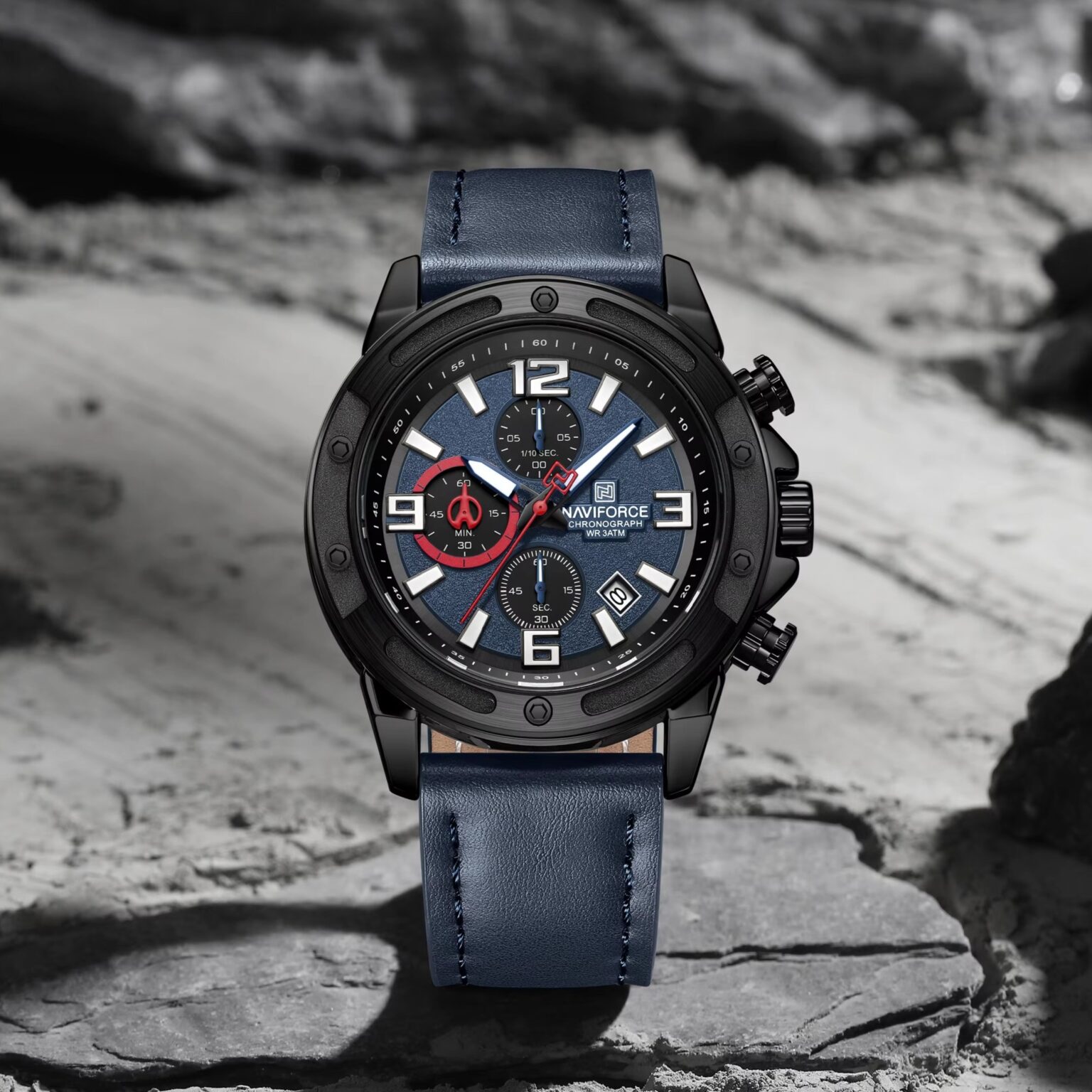 Naviforce 8074 For Men - Blue - Image 2