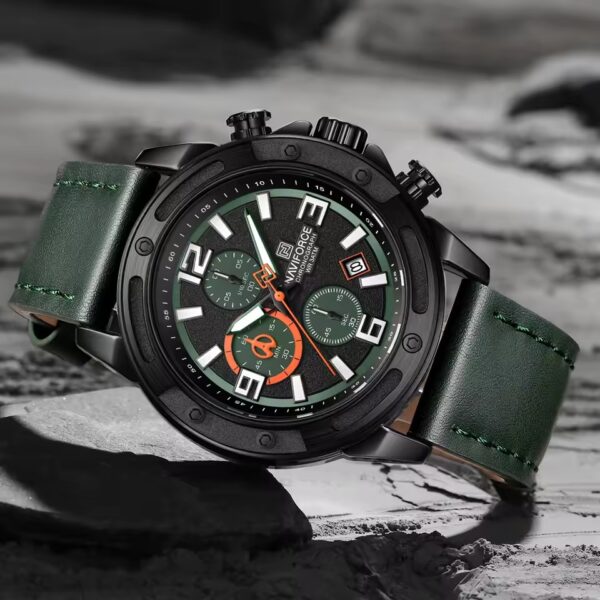 Naviforce 8074 For Men - Green - Image 3