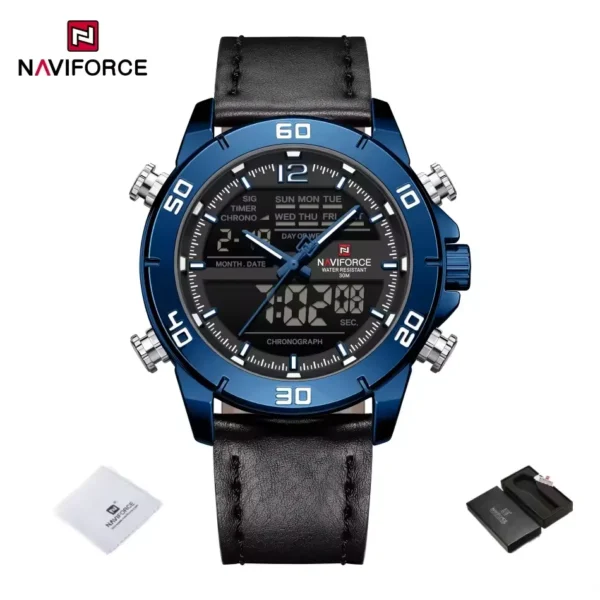 Naviforce 9253-L For Man - Black Blue - Image 3