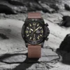 Naviforce 8074 For Men - Black Brown