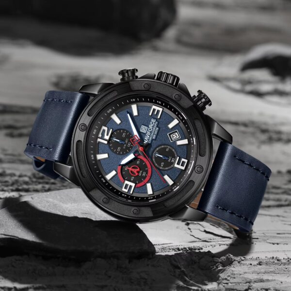 Naviforce 8074 For Men - Blue - Image 3