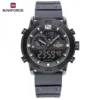 Naviforce 6104 For Men - Gray Black - Image 2