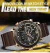 Naviforce 6104 For Men - Rose Gold coffee - Image 5
