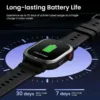 Haylou IRON NEO Smartwatch - Black - Image 4