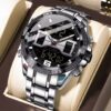 Poedagar 103 For Men - Silver Black - Image 2