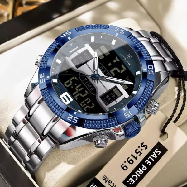 Poedagar 103 For Men - Silver Blue - Image 1