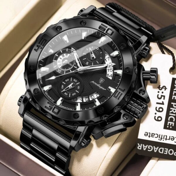 Poedagar 892 CH For Men - Black - Image 1