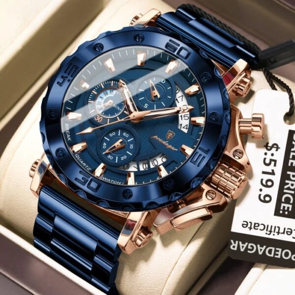 Poedagar 892 CH For Men - Rose Blue - Image 1