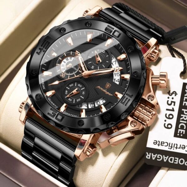 Poedagar 892 CH For Men - Black Rose - Image 1