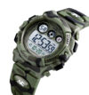 Skmei 1547 Kids Watch 50M Waterproof - Army Green - Image 2