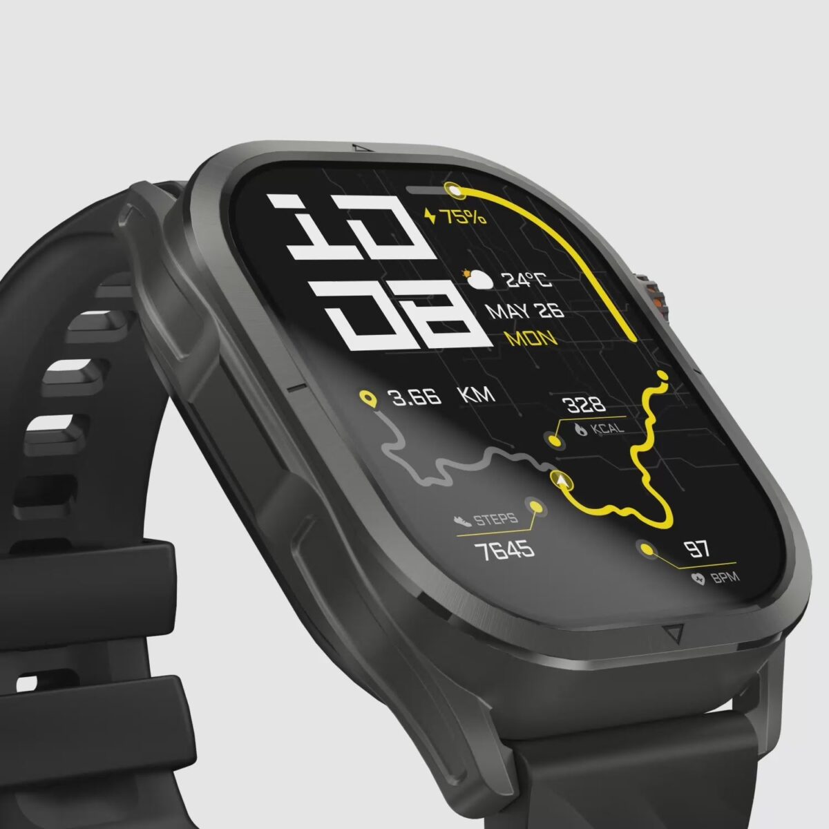 Kospet Magic P10 AMOLED  Smart Watch - Black - Image 4