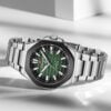 Naviforce 9258 CH For Men - Silver Green - Image 2