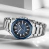 Naviforce 9258 CH For Men - Silver Blue - Image 2