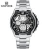 Naviforce 8051 CH - Silver White
