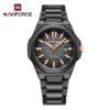 Naviforce 9258 CH For Men - Black Rose - Image 3