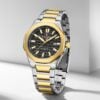 Naviforce 9258 CH For Men - Silver Gold Black