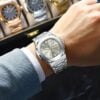 Poedagar 853 CH For Men - Silver Gray - Image 4