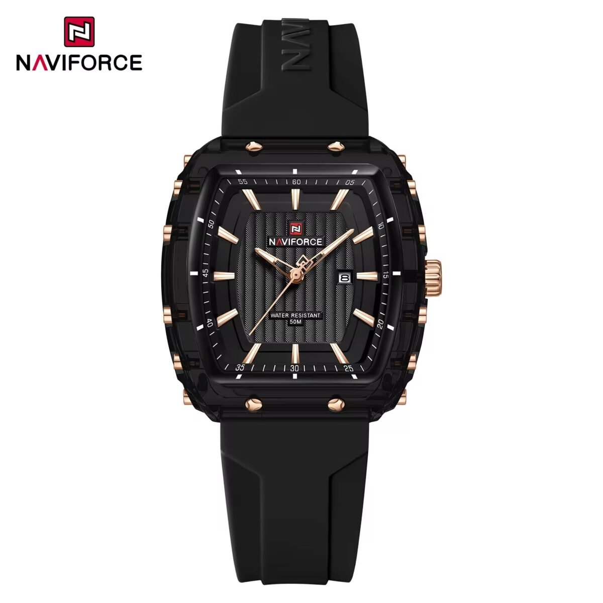 Naviforce 7124 - Rose Black - Image 1