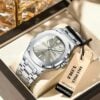 Poedagar 853 CH For Men - Silver Gray - Image 3