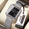 Poedagar 793 CH For Women - Silver Black