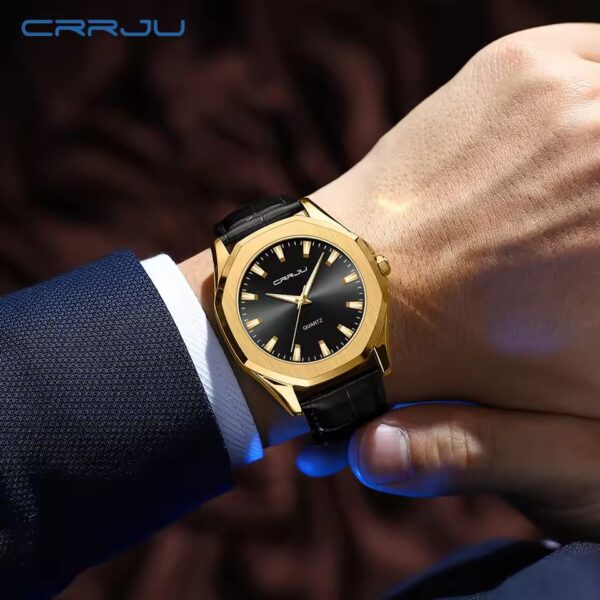 Crrju 5015L For Men - Gold Black - Image 5