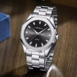 Crrju 5004CH For Men – Silver Black