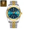 Poedagar 910 CH For Men - Silver Gold Blue - Image 3