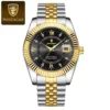 Poedagar 910 CH For Men - Silver Gold Black - Image 2