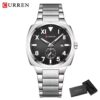 Curren 8472 For Men - Silver Black - Image 3
