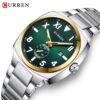 Curren 8472 For Men - Silver Green - Image 2