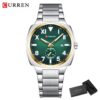 Curren 8472 For Men - Silver Green - Image 4