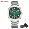 Curren 8472 For Men - Silver Green - Image 4