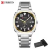 Curren 8472 For Men - Silver Gold Black - Image 2