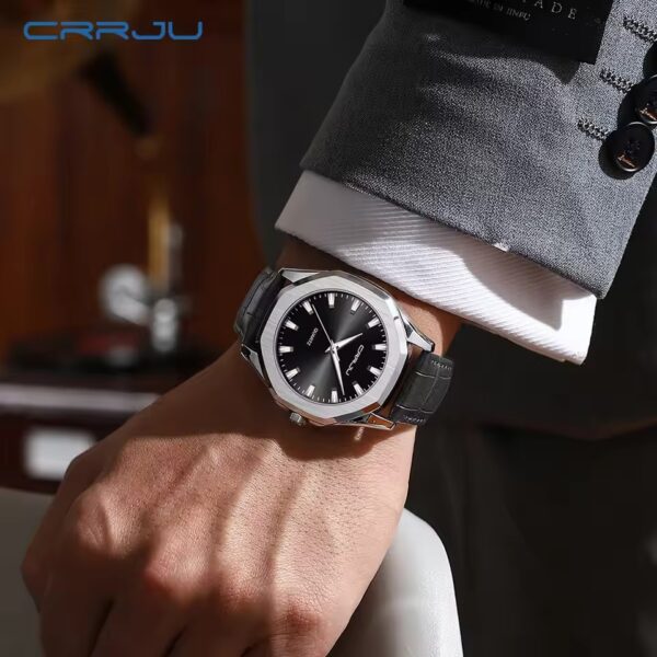 Crrju 5015L For Men - Silver Black - Image 2