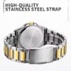 Naviforce 9258 CH For Men - Silver Gold White - Image 6
