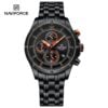 Naviforce 8046 CH - Black Orange For Man