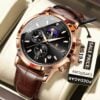 Poedagar 882L For Men - Brown Rose Black