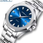 Crrju 5004CH For Men – Silver Blue - Image 6