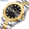 Crrju 5004CH For Men – Silver Gold Black - Image 2