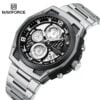 Naviforce 8051 CH - Silver White - Image 2