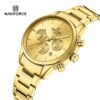Naviforce 8076 For Men - Gold - Image 2